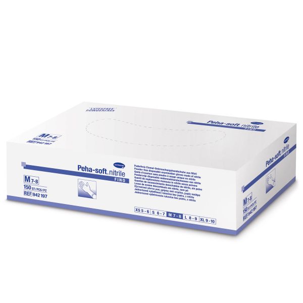 Peha-soft Einmalhandschuhe nitrile fino blau