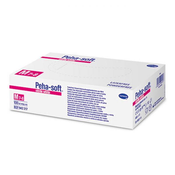 Peha-soft Einmalhandschuhe nitrile white