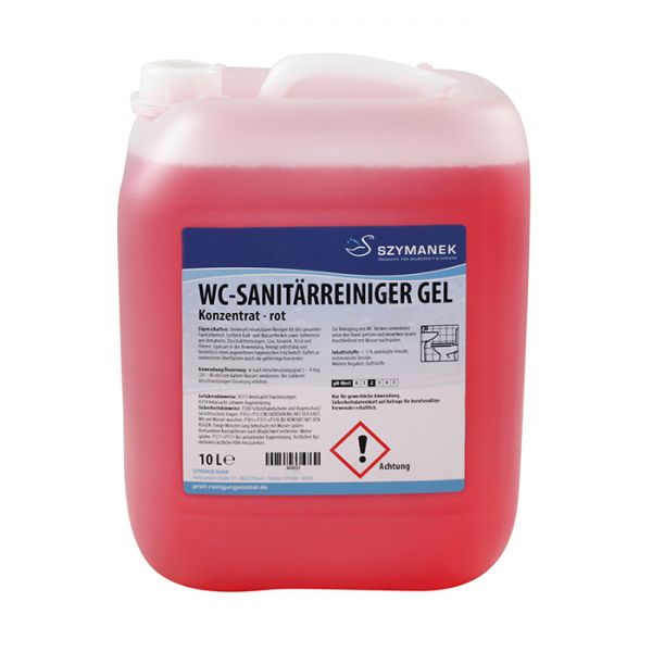 WC- und Sanitärreiniger Gel rot