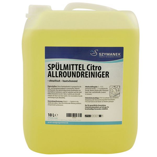 Spülmittel und Allroundcleaner citro