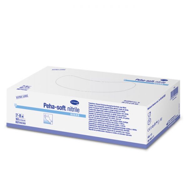 Peha-soft Einmalhandschuhe nitrile guard blau