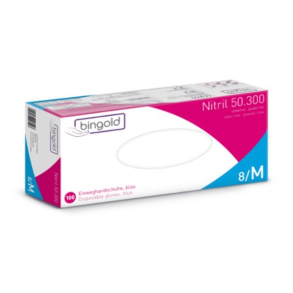 BINGOLD Nitril 50.300 Einmalhandschuhe