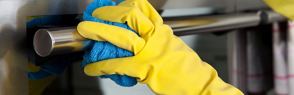 10 Paar Bingold Profi Latex Chemikalien-Schutzhandschuhe Gelb Mehrweg-Handschuhe 